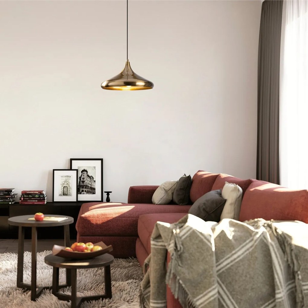 Závesné svietidlo Berceste VIII zlaté