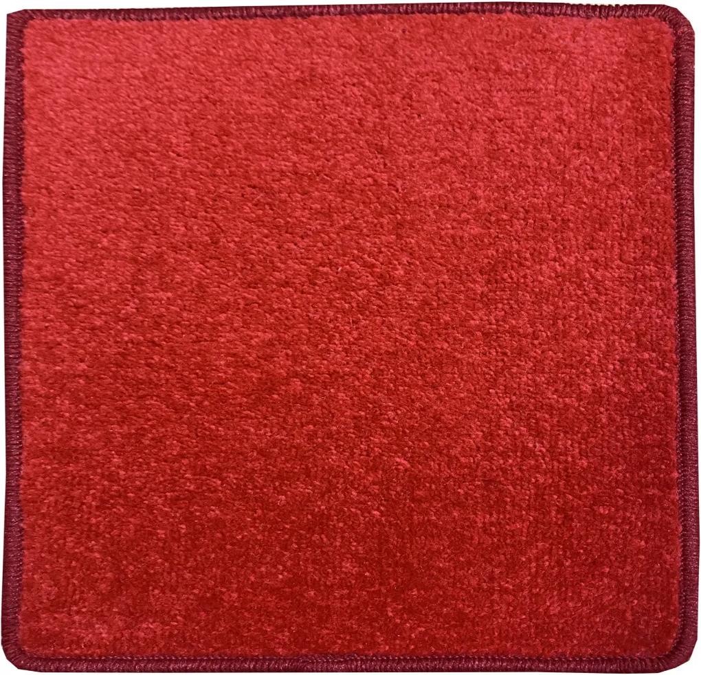 Betap koberce Kusový koberec Eton 2019-15 červený štvorec - 80x80 cm