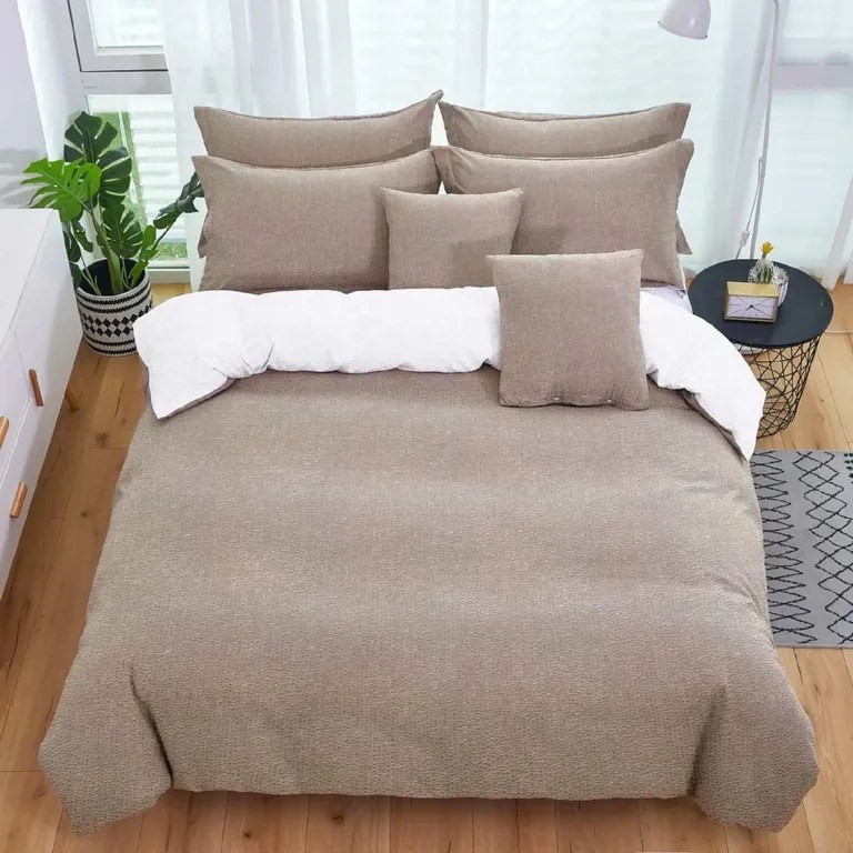 Krepové obliečky TABULA béžové + povlak na vankúšik 40x50 cm Rozmer obliečky: 70 x 90 cm | 140 x 200 cm