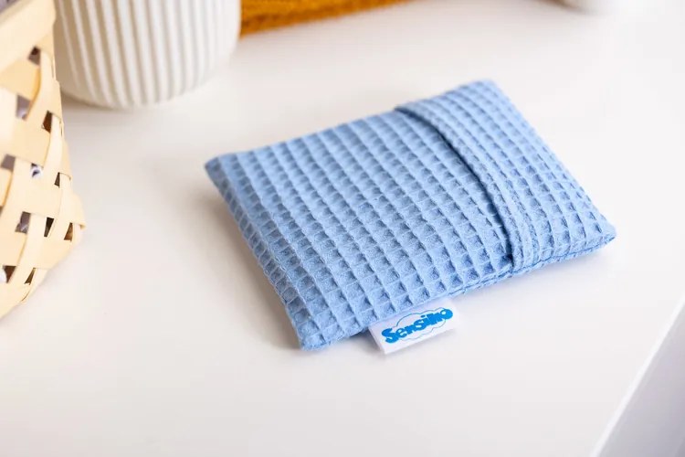 Sensillo Hrejivý vankúšik Vafle Premium 13 x 16 cm Farba: Sivá
