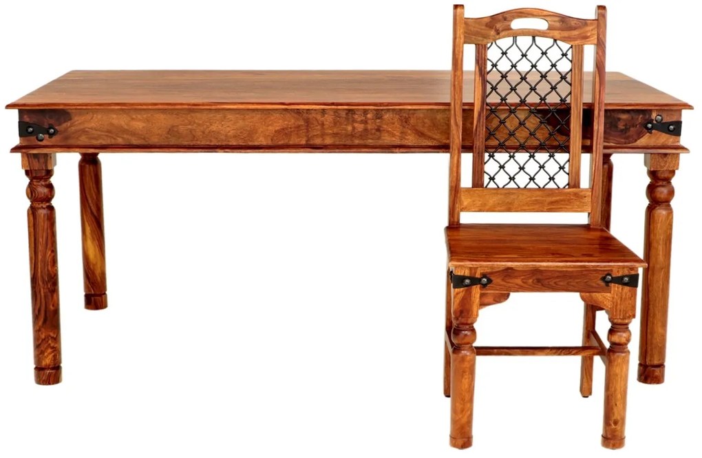 furniture-nabytek.cz - Kuchyňský set stůl a židle pro 6 osob z masivu palisandr