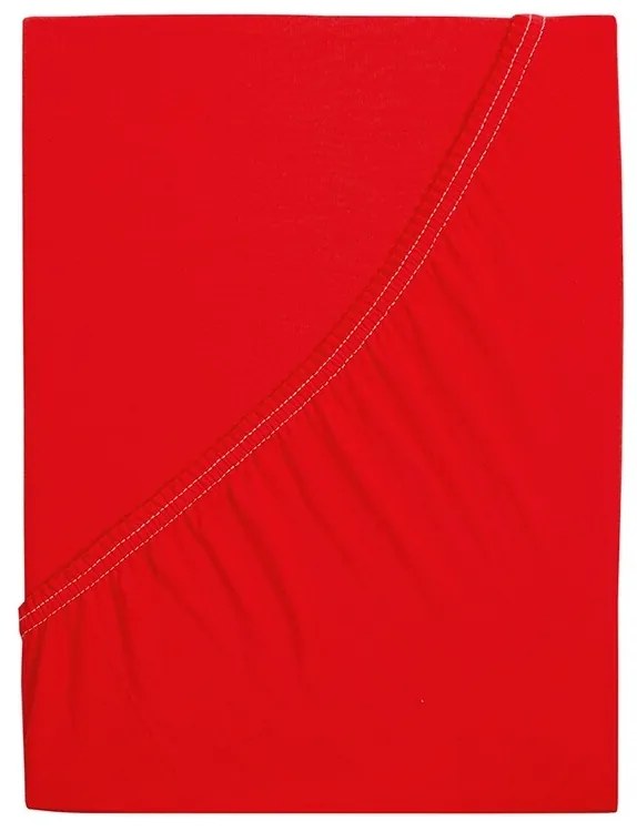 4Home jersey prestieradlo Ideál červená, 180 x 200 cm