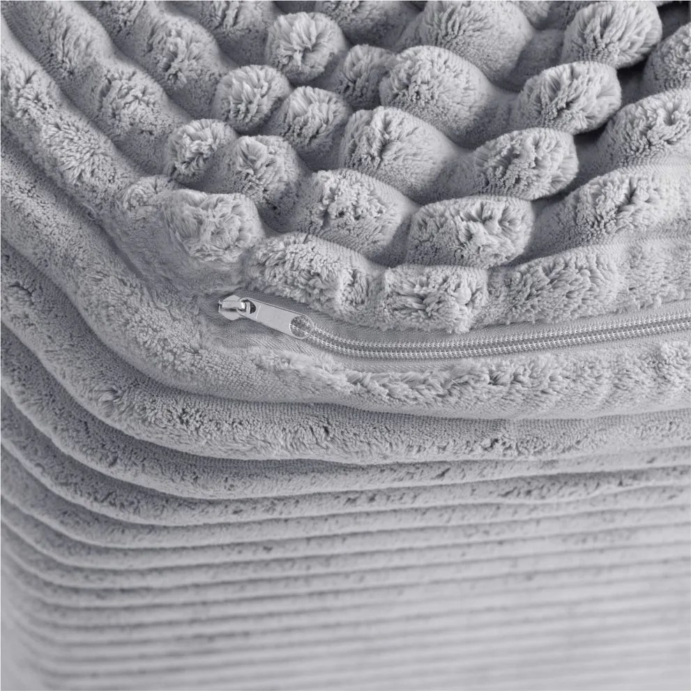 Detské ergonomické kreslo MOONI – sivá Lamell, prémiový manšester