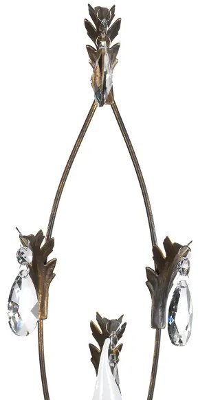 ONLI - Nástenné svietidlo TERESA 3xE14/6W/230V bronzová