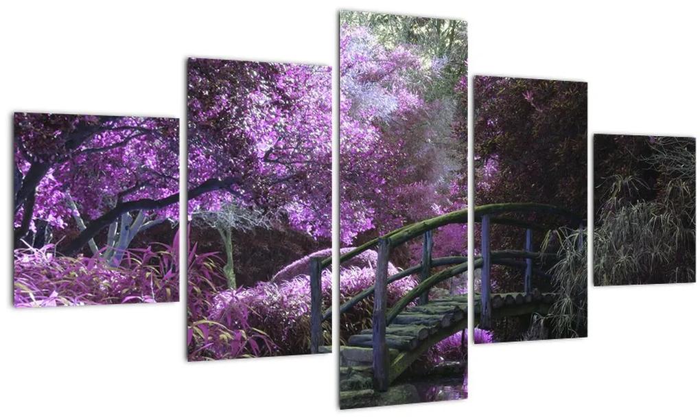 Obraz fialové záhrady (125x70 cm), 40 ďalších rozmerov