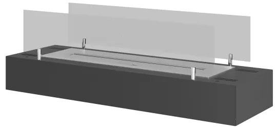 InFire - BIO krb 8x60 cm 3kW čierna