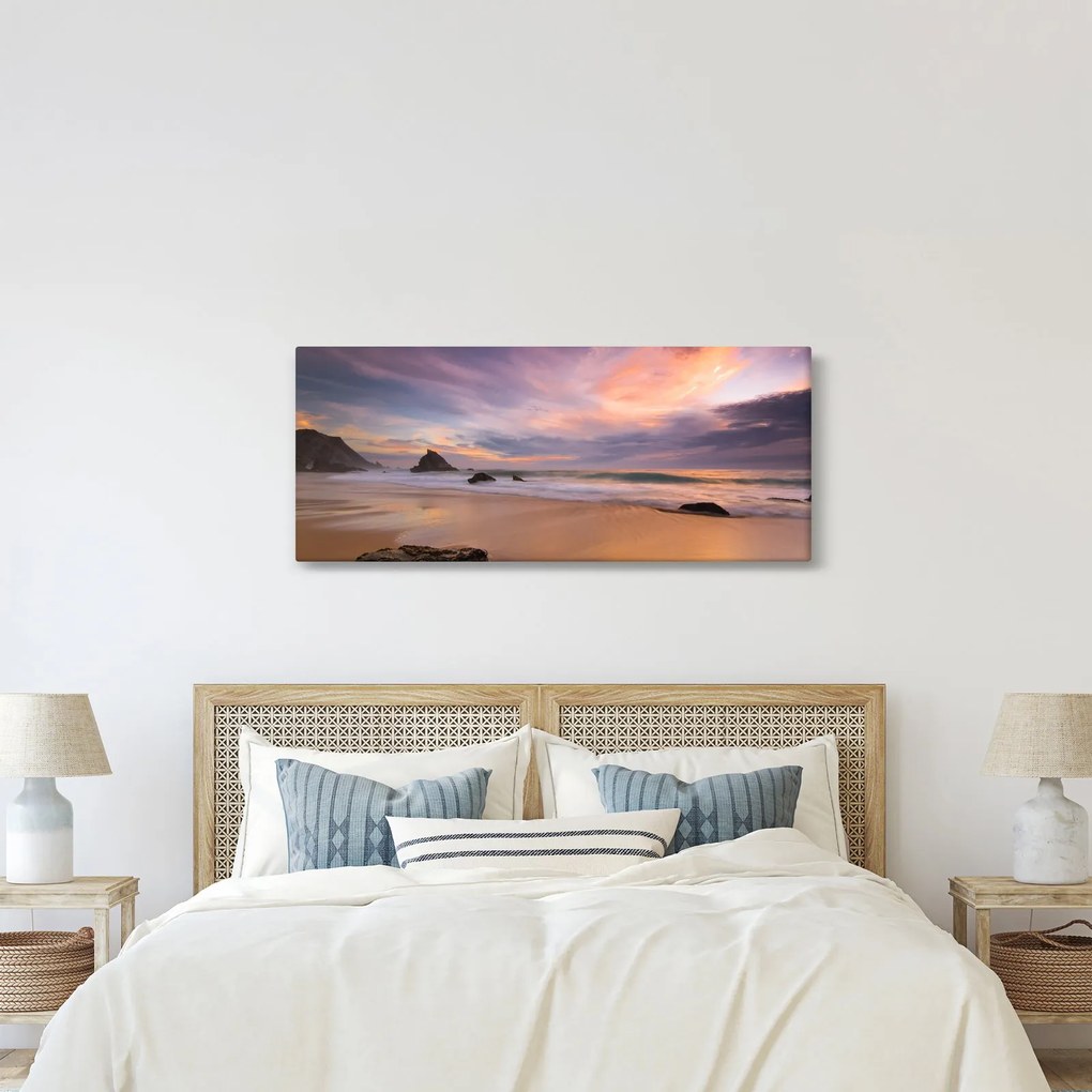 Obraz - Praia da Adraga (120x50 cm)