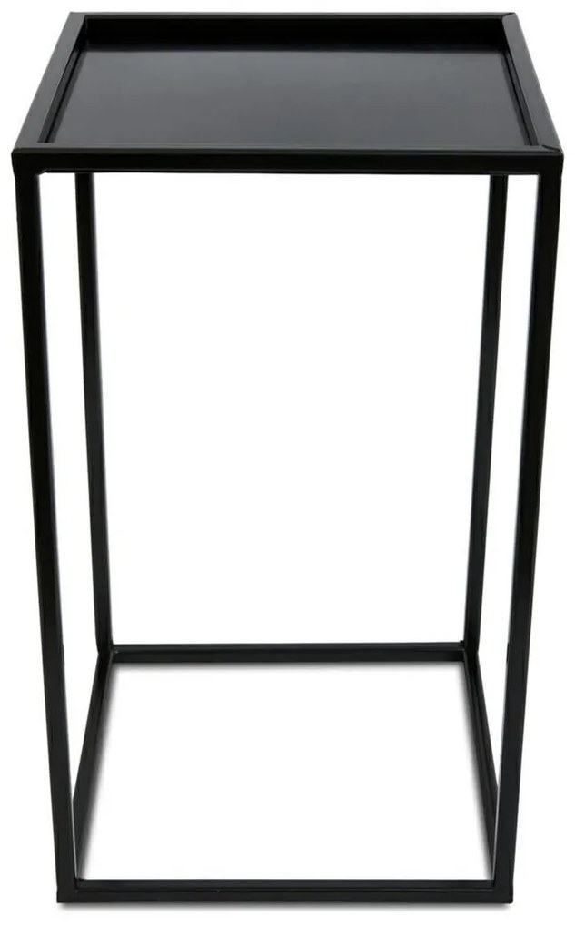 STOJAN NA KVETINÁČ SIMPLE 40X24X24 CM ČIERNA
