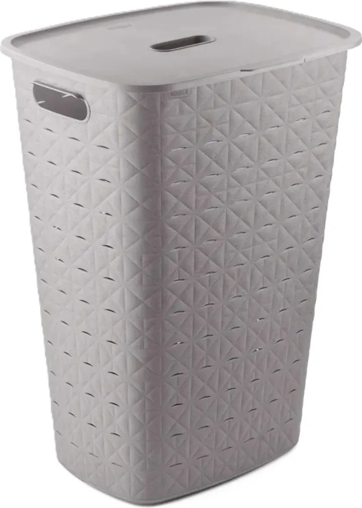 Curver Kôš na špinavú bielizeň LAUNDRY HAMPER 56L, svetlo šedý