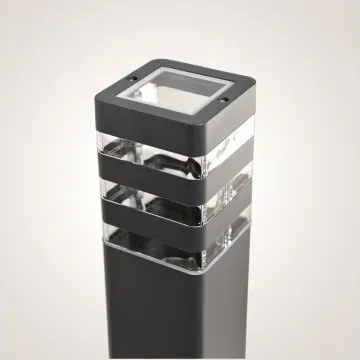 Vonkajšia lampa SANTA 1xE27/60W/230V IP54 50 cm antracit