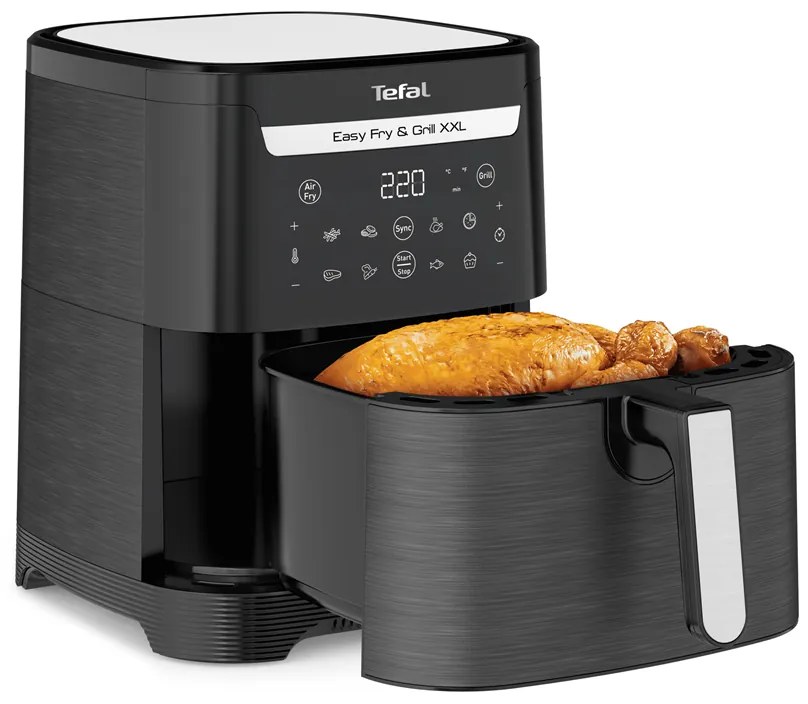 Teplovzdušná fritéza Tefal Easy Fry & Grill XXL 2v1 EY801815 Čierna