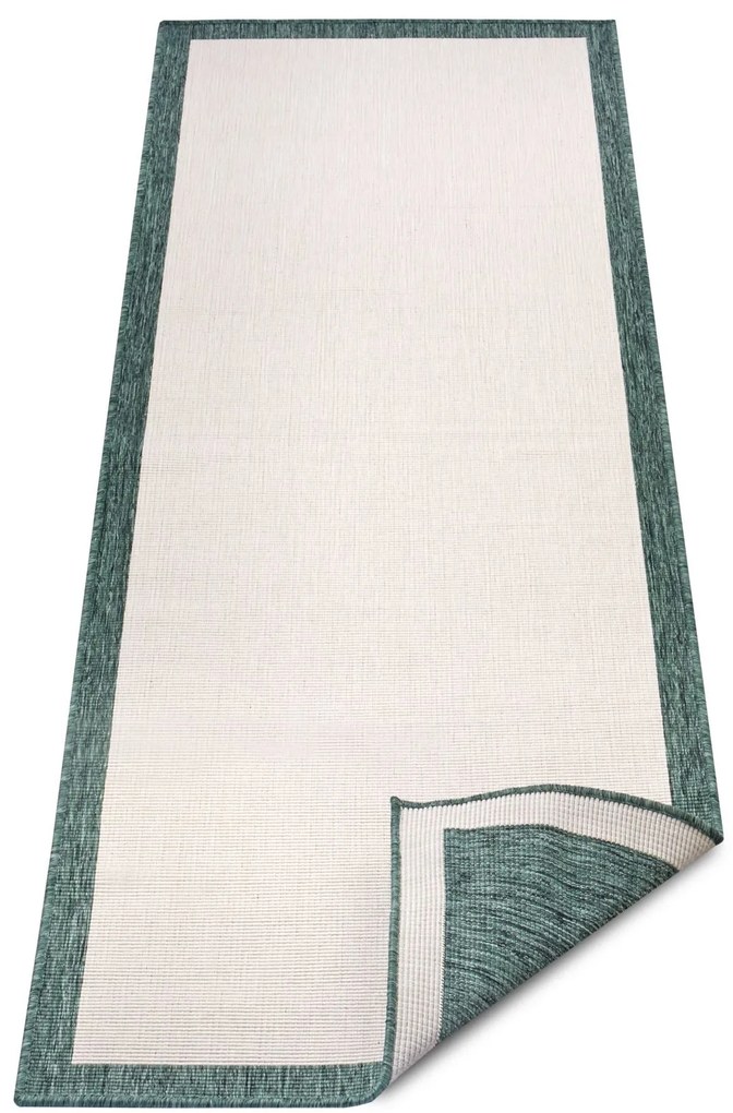 NORTHRUGS - Hanse Home koberce Kusový koberec Twin-Wendeteppiche 105473 Green – na von aj na doma - 80x150 cm