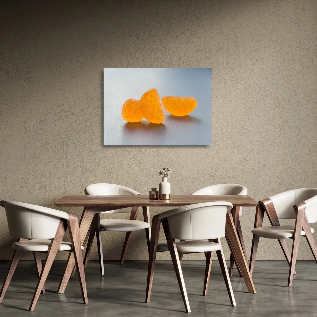 Sklenený obraz mandarínok (70x50 cm)