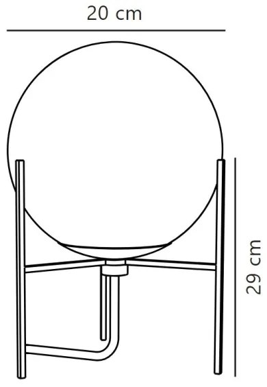 Nordlux - Stolná lampa ALTON 1xE14/15W/230V