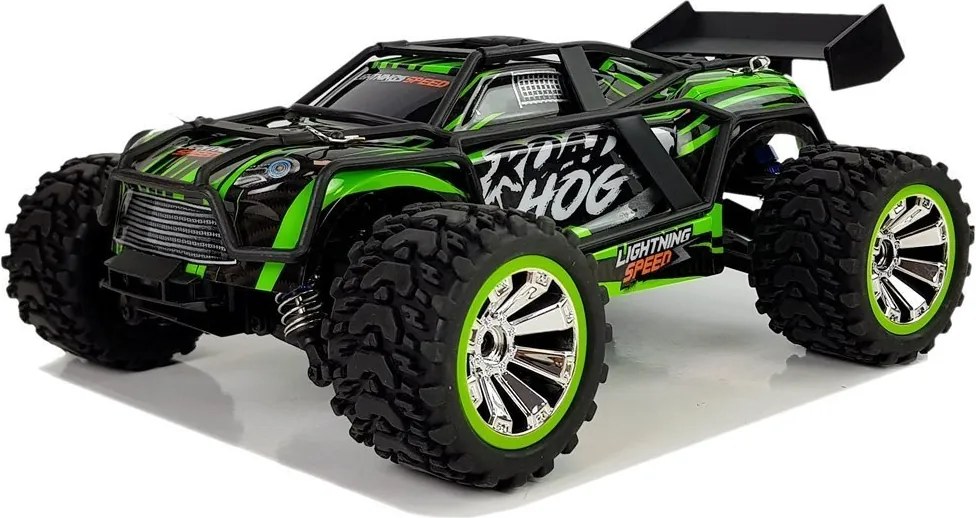 LEAN Toys Off-Road diaľkovo ovládaný zelený 2.4G 1:18 35 km/h ovládanie rýchlosti