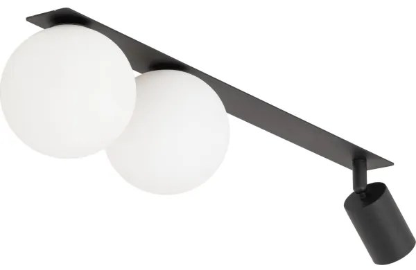 Podhľadové bodové svietidlo VOX 2xG9/8W/230V + 1xGU10/10W čierna