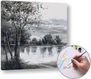 Maľovanie podľa čísel PRI JAZERE – vysoká náročnosť
