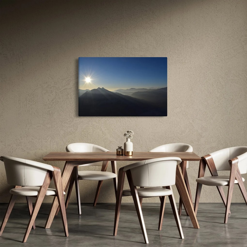 Obraz - Nad vrchol hôr (90x60 cm)