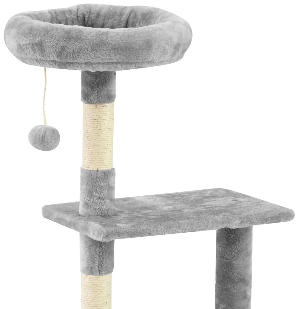 Tutumi Tutumi, škrabadlo, posteľ, veža 85 cm pre mačky 331668, šedá, HOM-02842