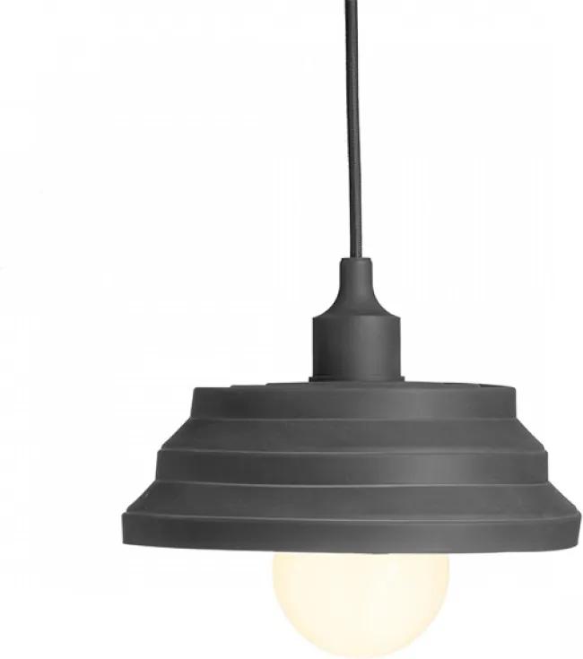AMICI | závesná silikónová lampa Farba: Čierna