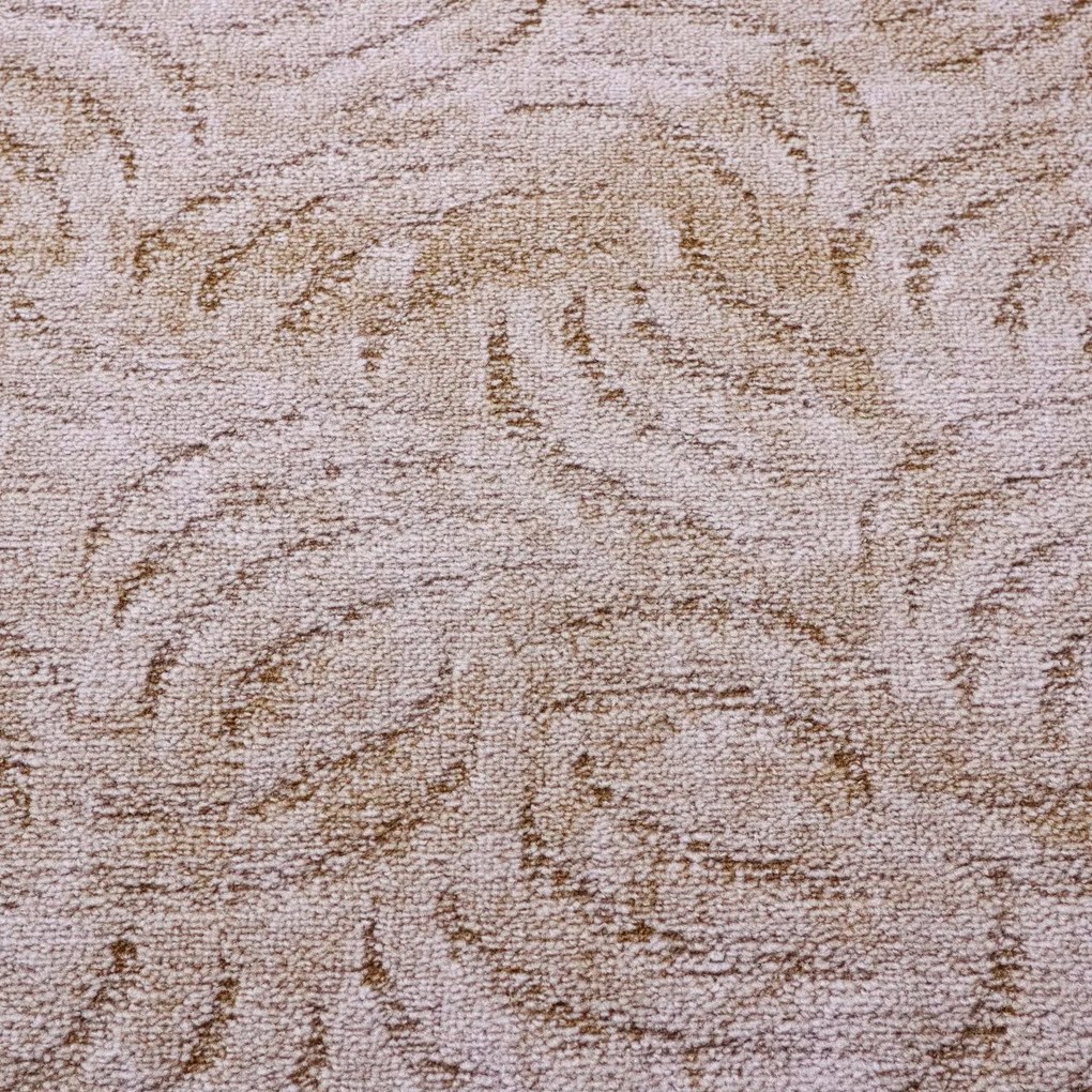 Behúň Scroll béžový, 100x200, béžová, obývacia izba, AladinWorld Expres