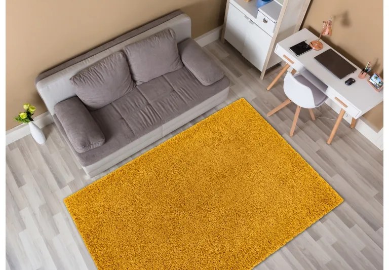 Koberec SOFFI shaggy 5cm zlatý