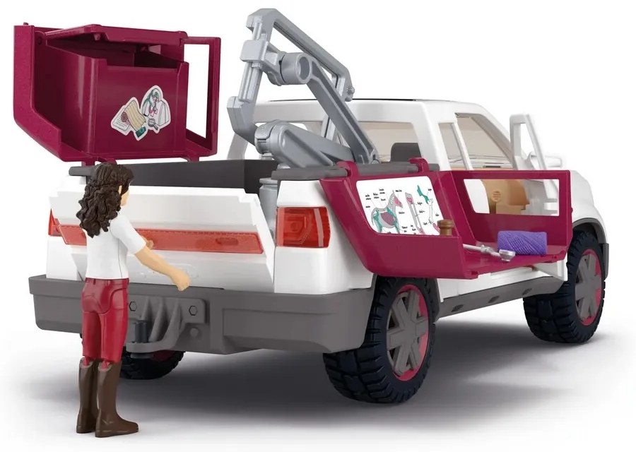 Schleich 42704 Mobilný veterinár s prívesom