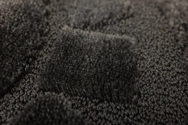 Kúpeľňový koberček Ocean tmavosivý kruh