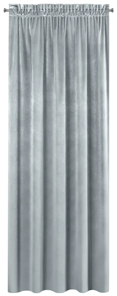 ZATEMŇOVACÍ ZÁVES NA PÁSKE SAMANTA 140X270 CM STRIEBORNÁ