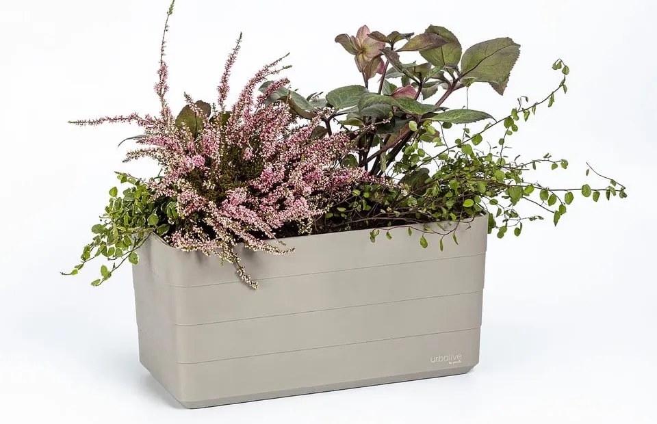 Plastový samozavlažovací kvetináč 39,5 cm Berberis – Plastia