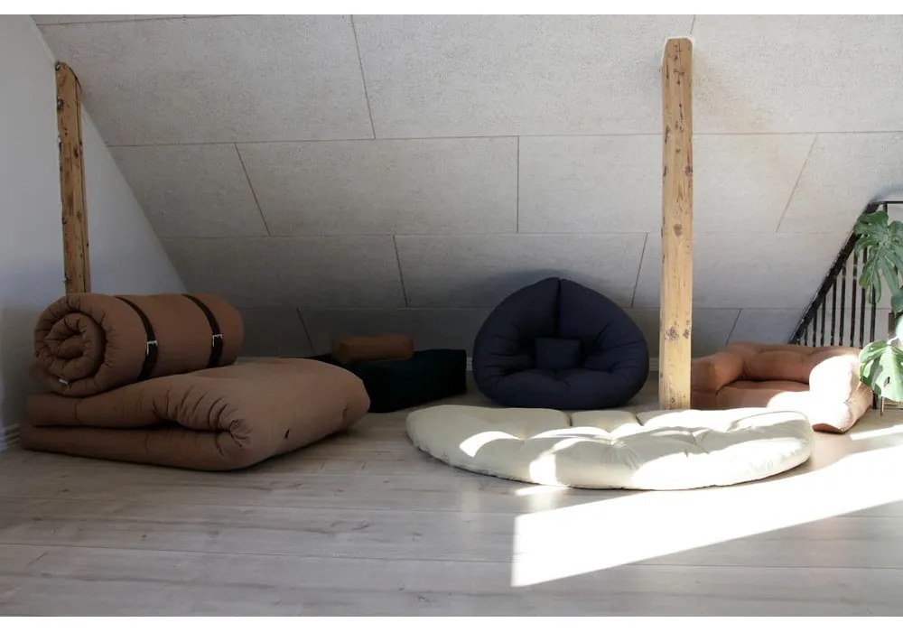 Rozkladacie kreslo Karup Design Buckle Up Dark Grey