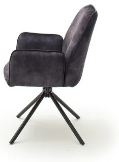 Jedálenské stoličky NEXORO, 2 ks, antracit