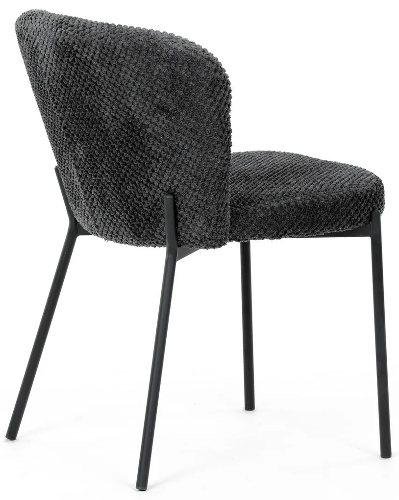 Sada jedálenských stoličiek Bouclé CT-W1077 GREY2,4 ks