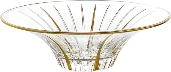 KRIŠTÁĽOVÁ MISA BOHEMIA PRESTIGE TIMELESS GOLD 320MM