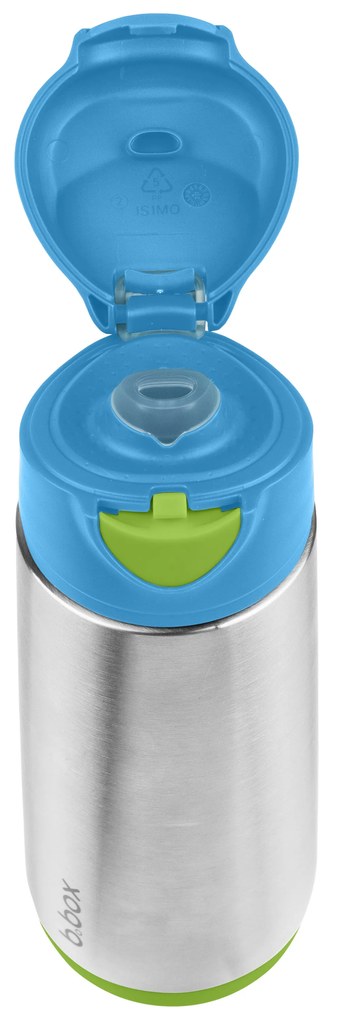 Termoska na pitie sport 500 ml - modrá/zelená