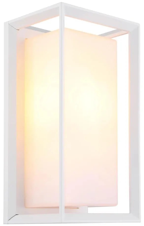 Globo 31982W - Vonkajšie nástenné svietidlo LOGANA 1xE27/60W/230V IP44 biela