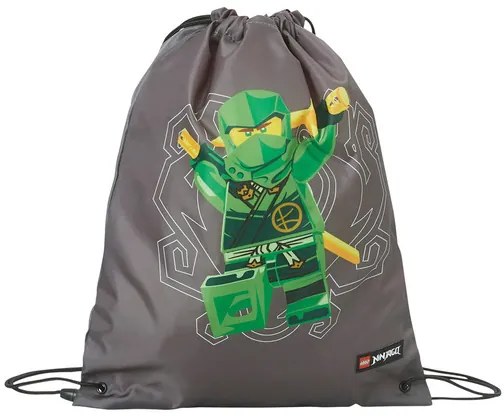 Lego Školská taška s príslušenstvom, 3-dielna súprava Ninjago, zelená  (100376255)