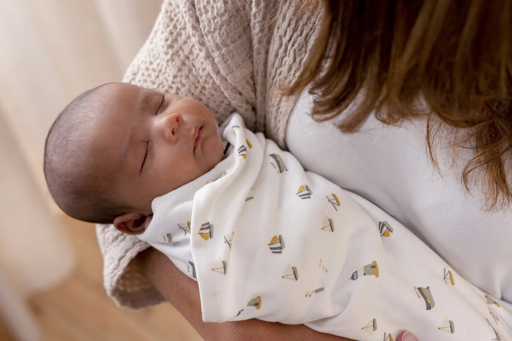 Podbradník bandana Námornícky záliv White