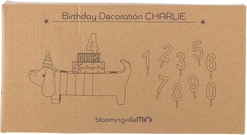 Drevený svietnik Charlie – Bloomingville Mini
