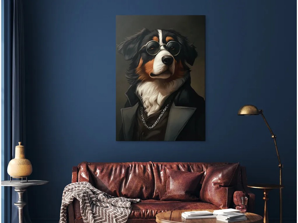 drevko | Moderný obraz Bernský elegán