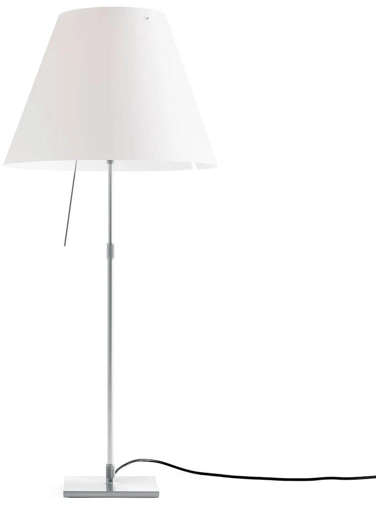 Luceplan Costanza stolová lampa D13i hliník/biela