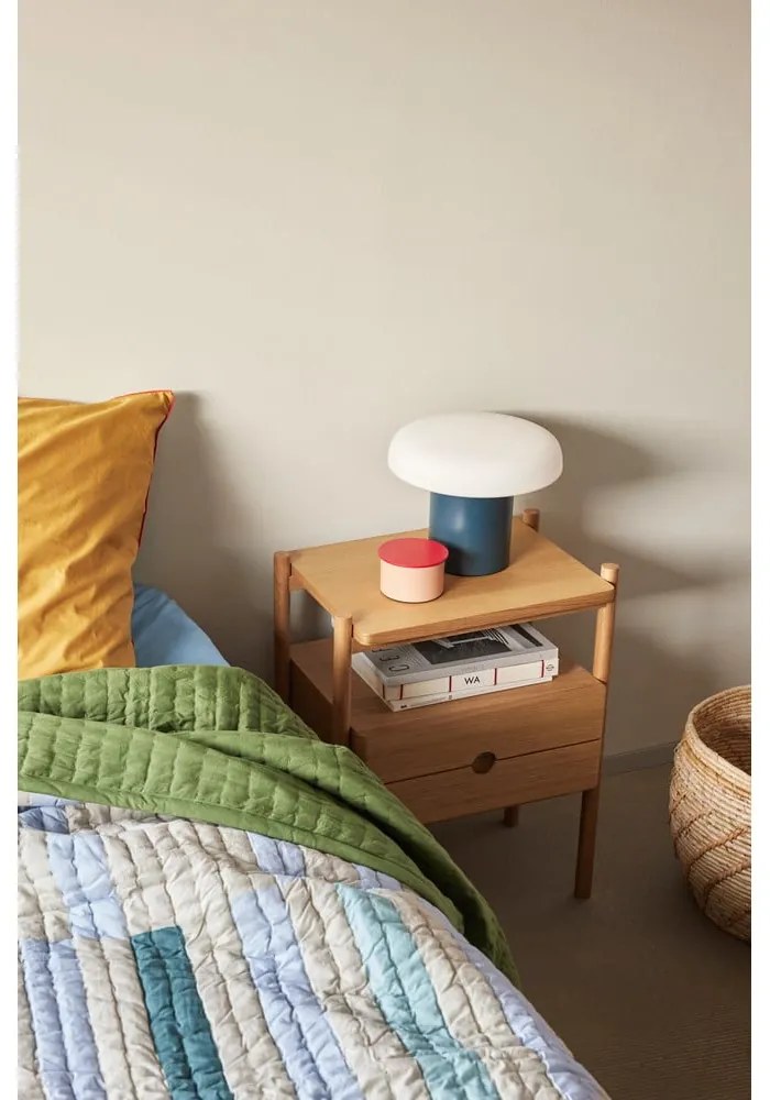 Tmavomodrá stolová lampa (výška 20 cm) Ateliers – Hübsch