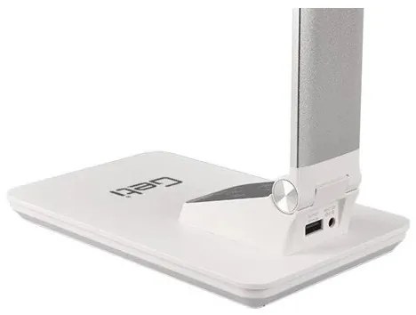 LED Stmievateľná stolná lampa s USB LED/7W/230V 3000K/4000K/5500K biela