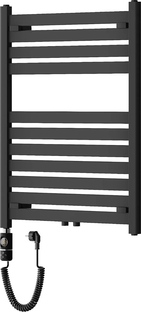 Mexen Uran, elektrické vykurovacie teleso 800x600 mm+ vykurovacia tyč 600 W, čierna, W105-0800-600-2600-70