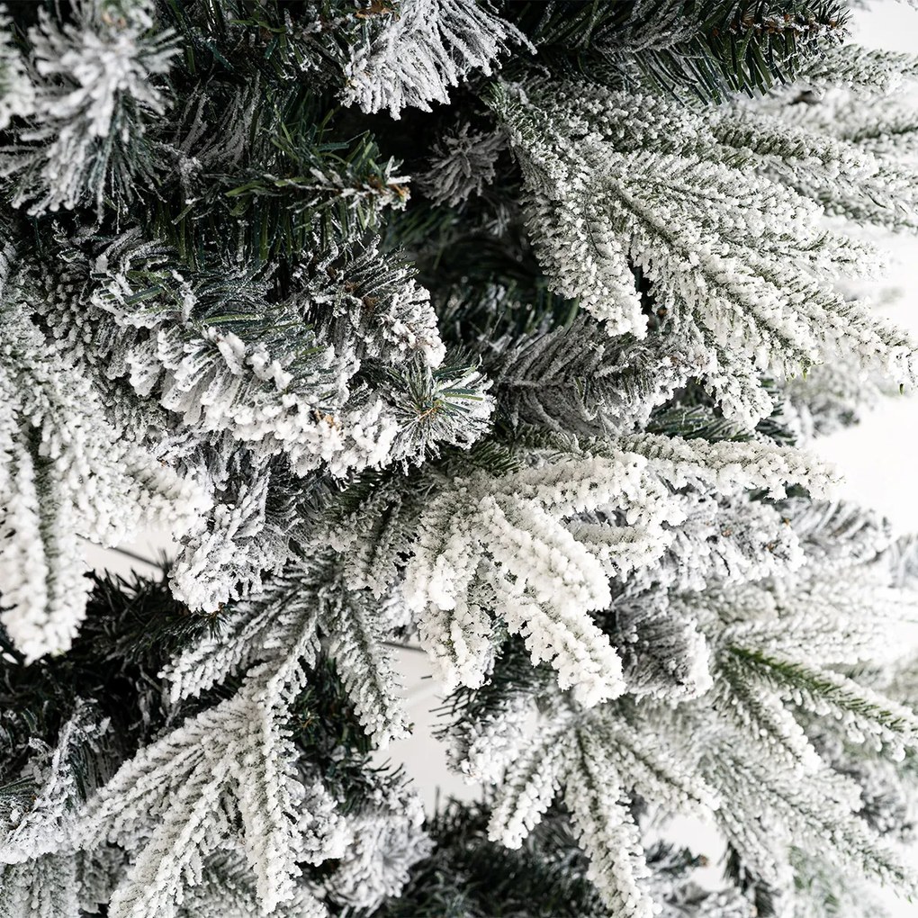 Vianočný zasnežený stromček so stojanom Cardiff, 120 cm, 120 cm