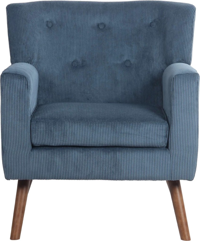 Kreslo Kioni látka cord - modrá