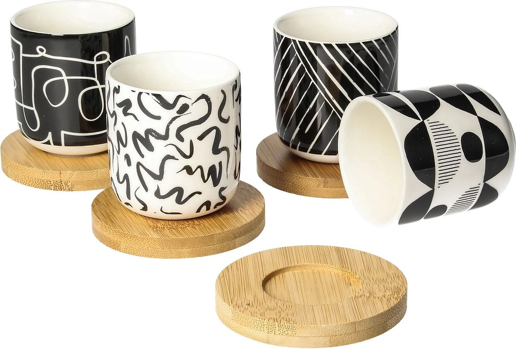 Súprava šálok Contraria 100ml bamboo