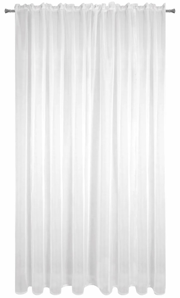 ZÁCLONA NA PÁSKE LUCY 200X270 CM BIELA