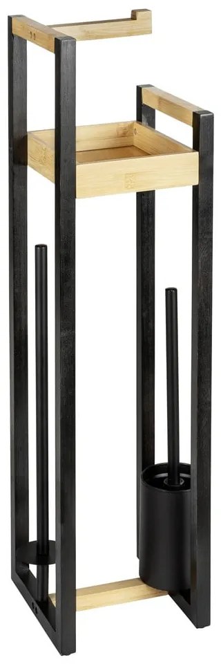 Bambusový stojan na toaletný papier s kefou Braidi - Wenko