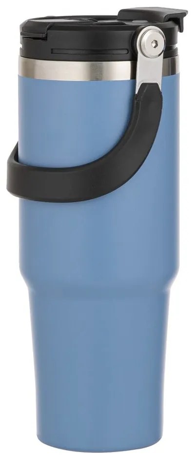 Modrá cestovná fľaša z nehrdzavejúcej ocele 1 l Eco – Ladelle